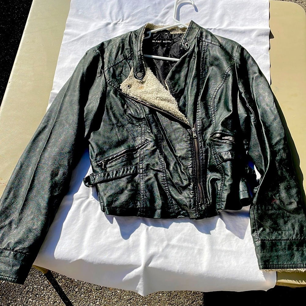 Black noir Bomber jacket